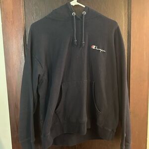 Champion Men's Navy Hoodie